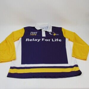 Ladies ~ AMERICAN CANCER SOCIETY ~ Relay For Life  Polo Shirt ~ Large